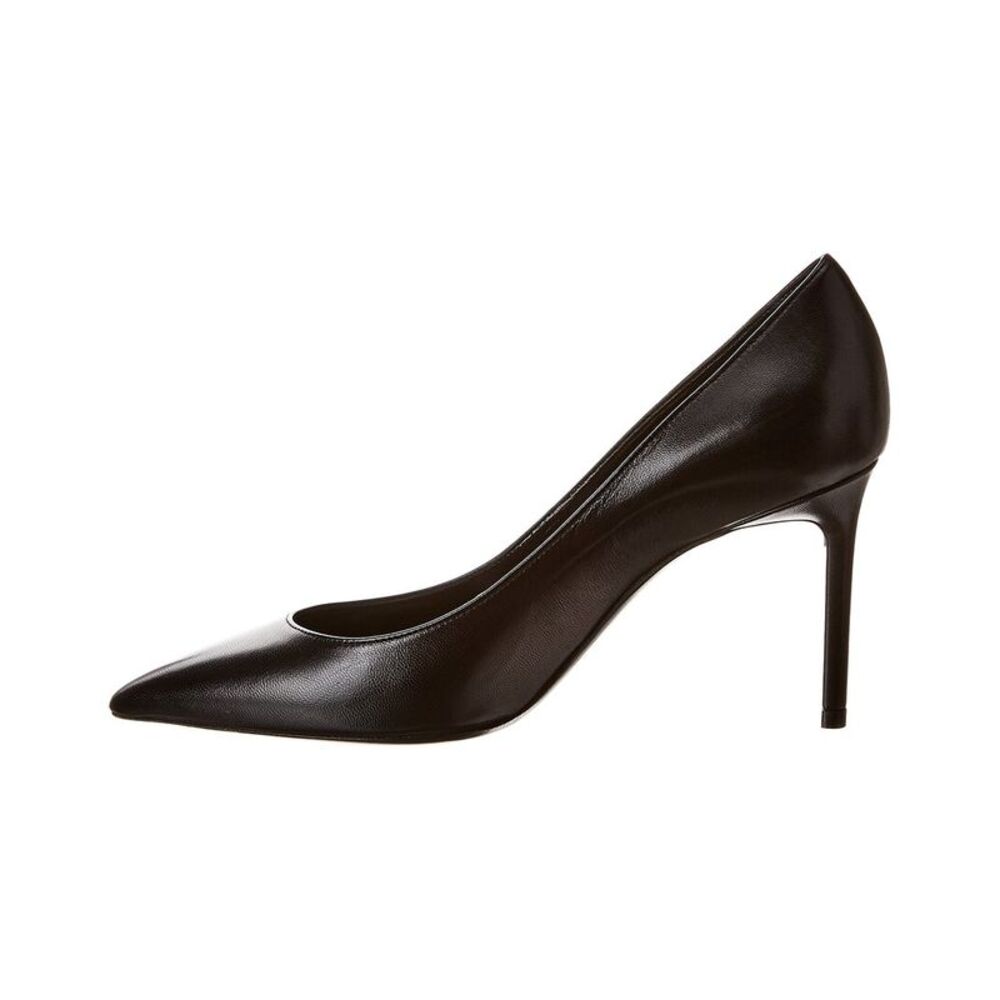 Saint Laurent Anja 90 Leather Pump, Black - Picture 2 of 5
